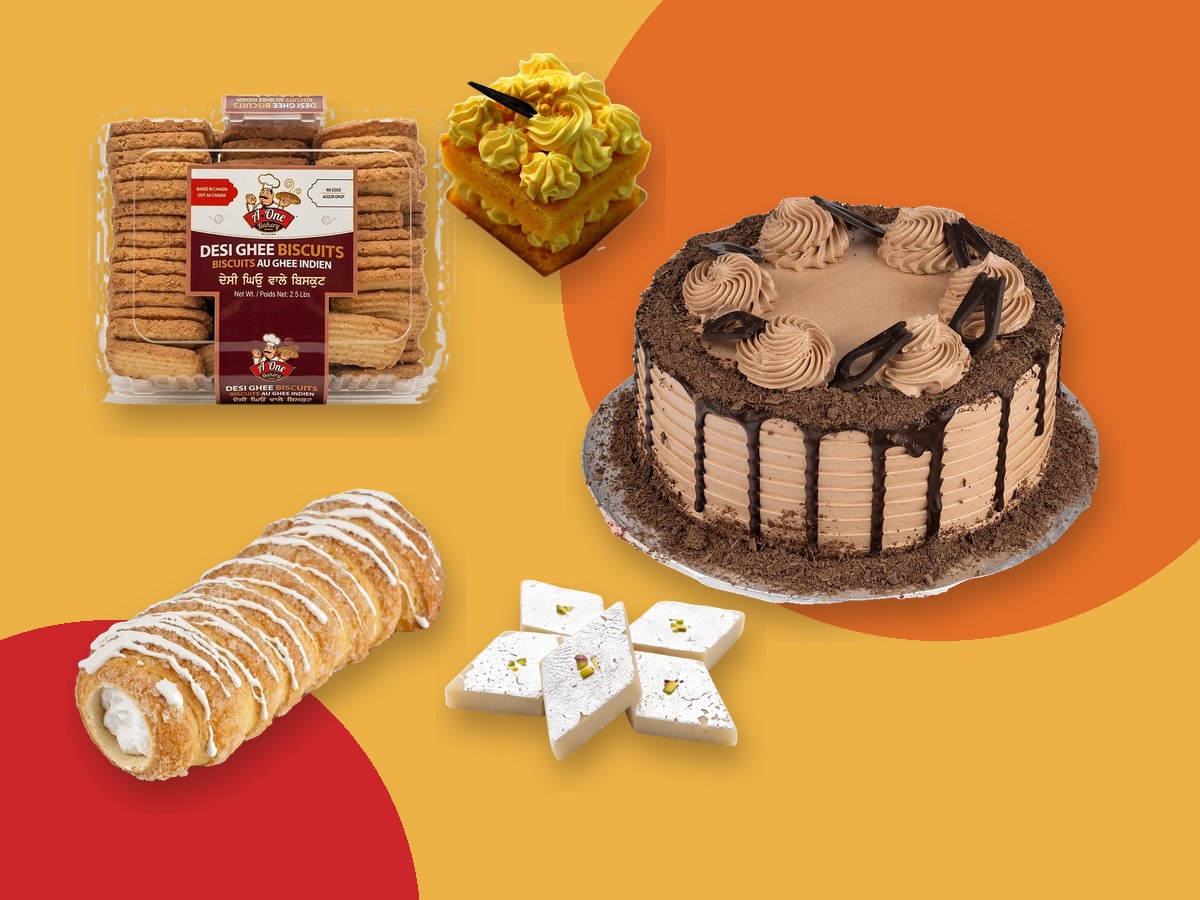 A-One cakes, biscuits, cream rolls and sweets